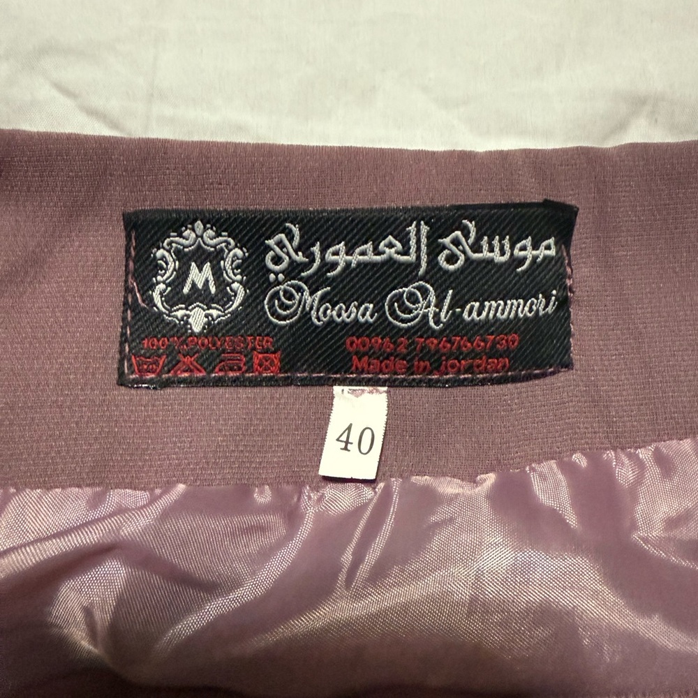 Purple Casual Work Skirt